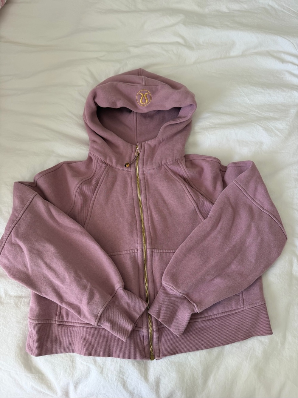 lululemon athletica scuba Dusty Rose Zip-Up Hoodie